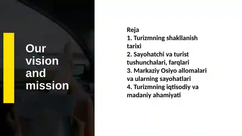 Turizm va Sayohat 2