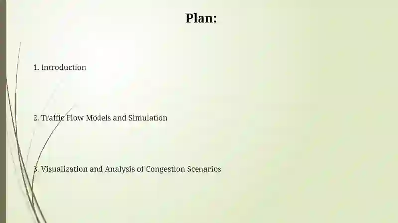 Visual Simulation of Traffic Flow in Congested Areas 2
