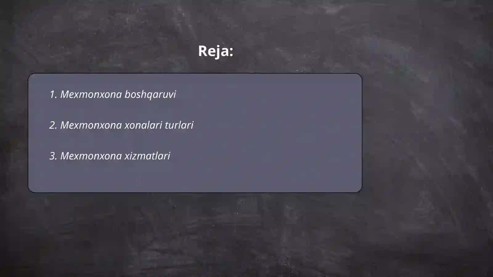 Mexmonxona amaliyoti Davletbaeva Sevara 2