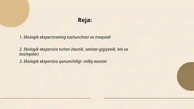 Ekologik ekspertiza tushunchasi va xuquqiy axamiyati 2