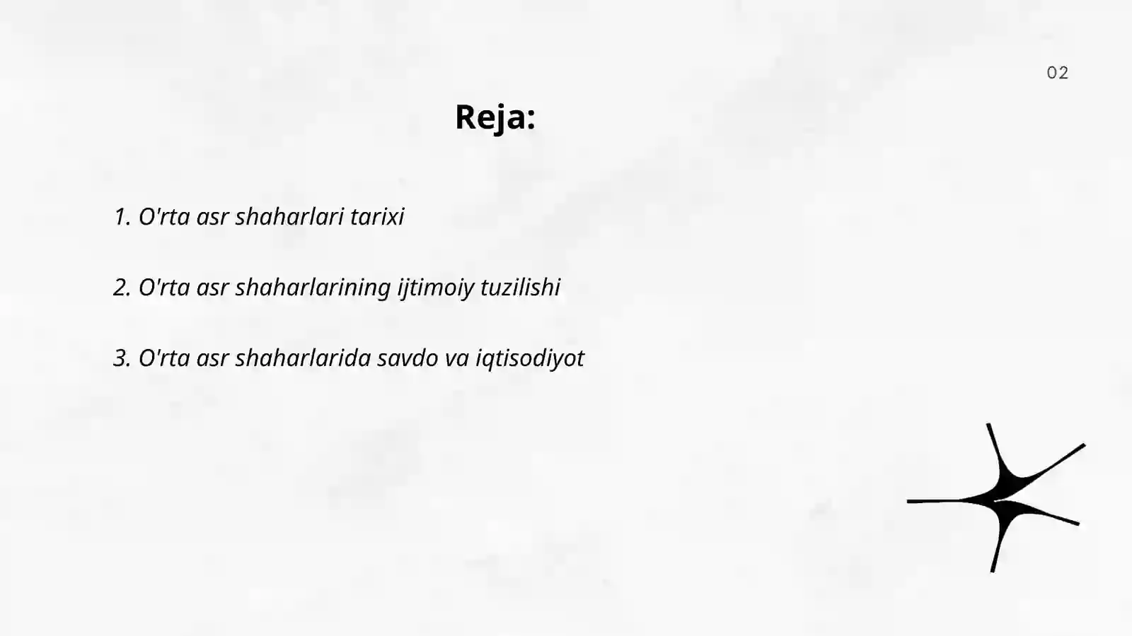 O'rta asr shaharlari tarixi 2