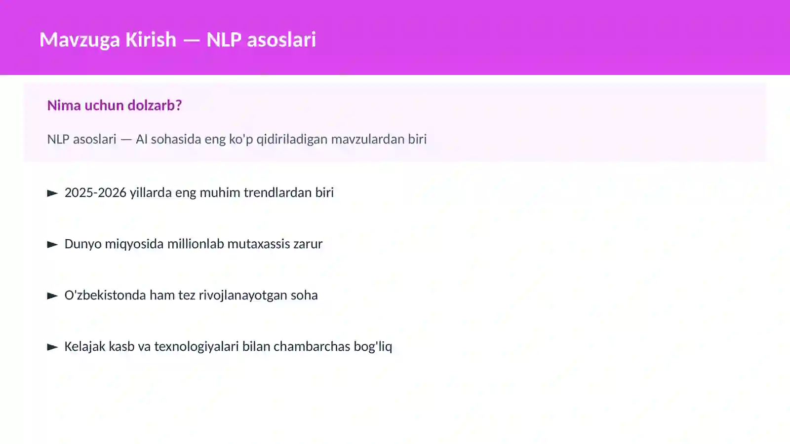 NLP TABIIY TIL QAYTA ISHLASH 2