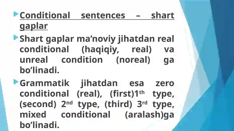 CONDITIONALS 2