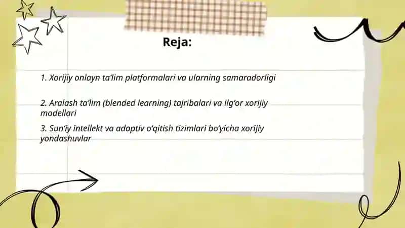 Zamonaviy taʼlim va innovatsion texnologiyalar boʻyicha ilgʻor xorijiy tajribalar 2