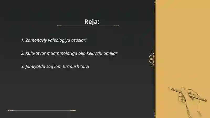 Aholi orasida xulq atvor muammolarini oldini olishda zamonaviy valeologik yondashuv 2