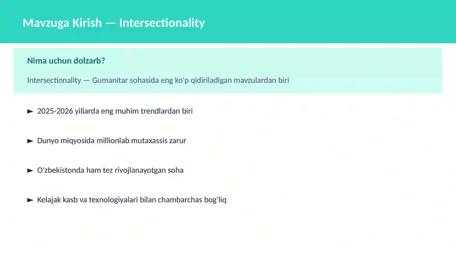 Intersectionality 2