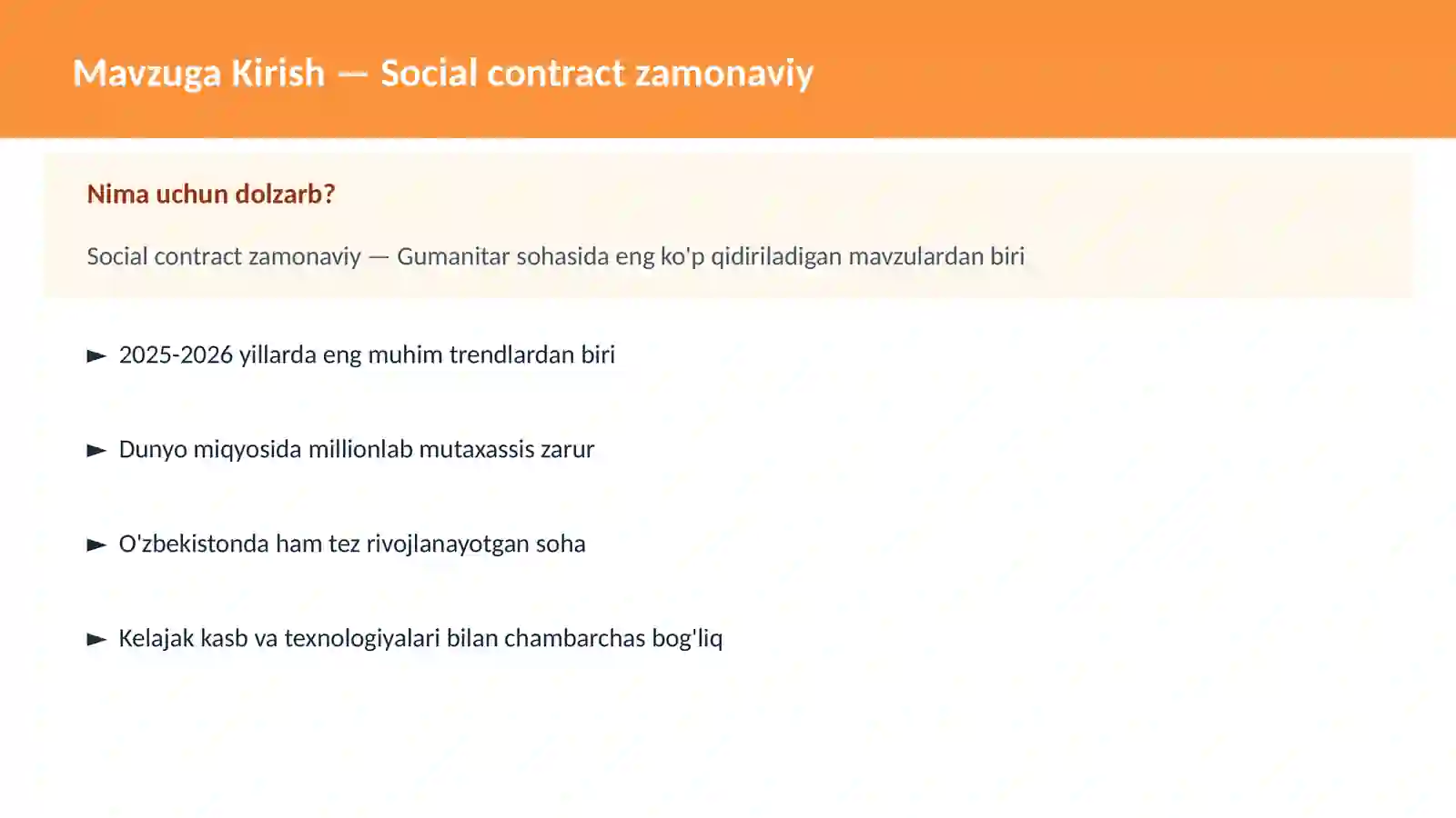 Social contract zamonaviy 2