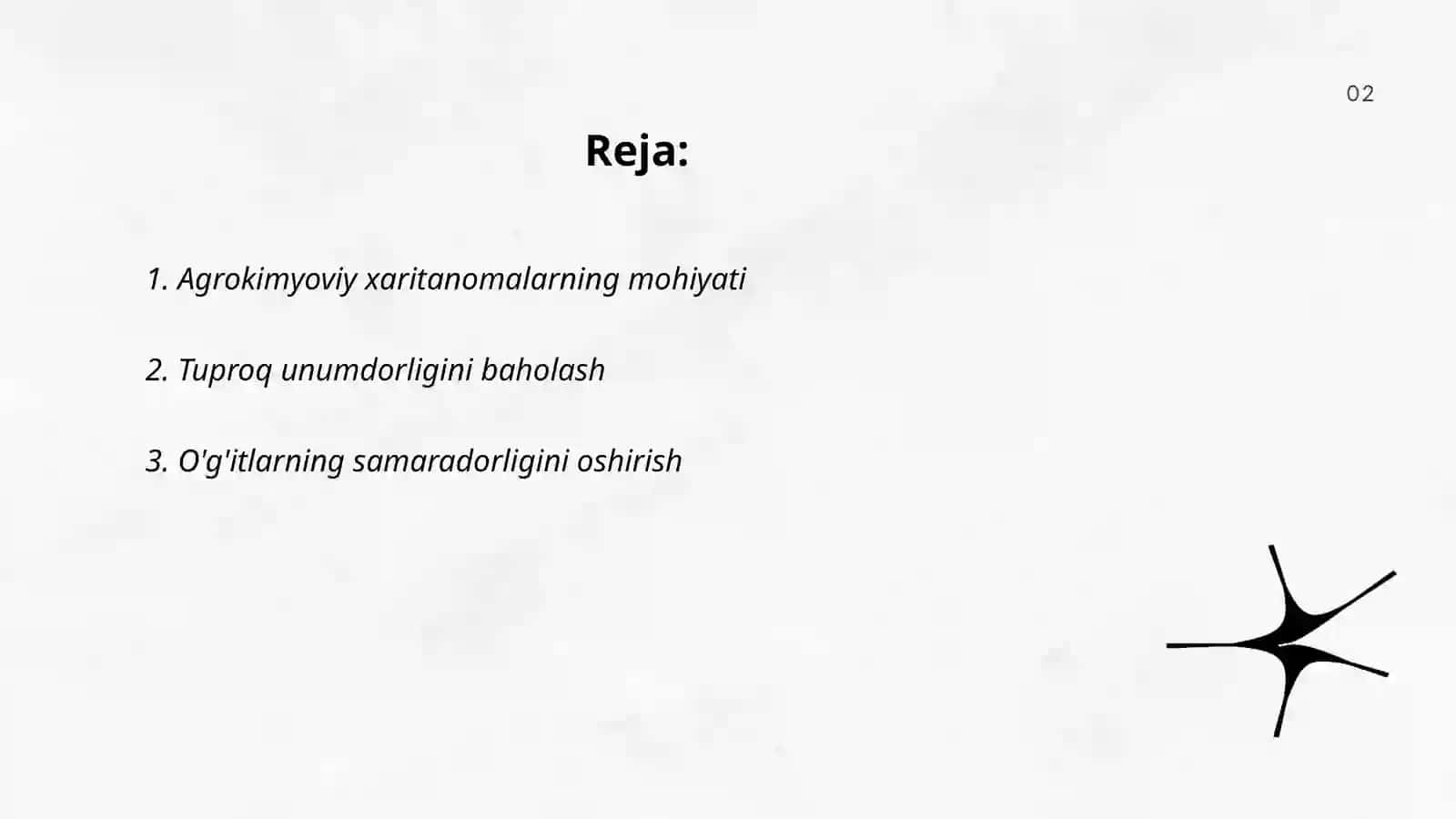 Agrokimyoviy xaritanomalarni tuzishning maqsad va vazifalari 2