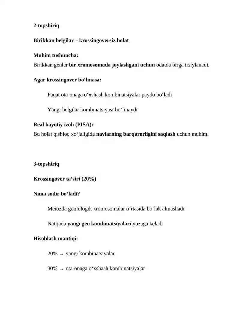 Jins genetikasi 2