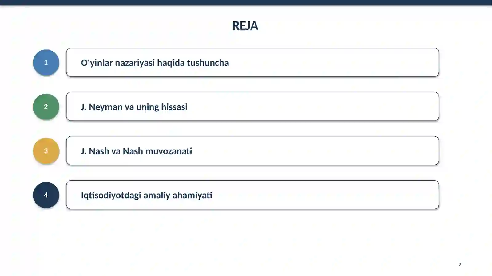 J. NEYMAN VAJ. NASHNAZARIYALARI 2