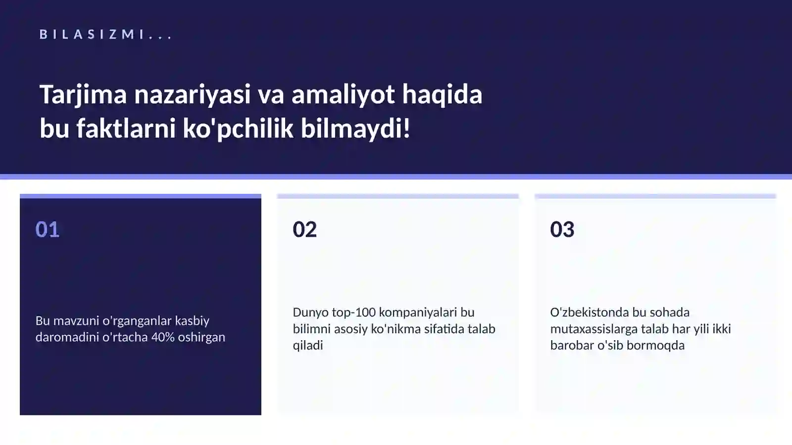 Tarjima nazariyasi va amaliyot 2