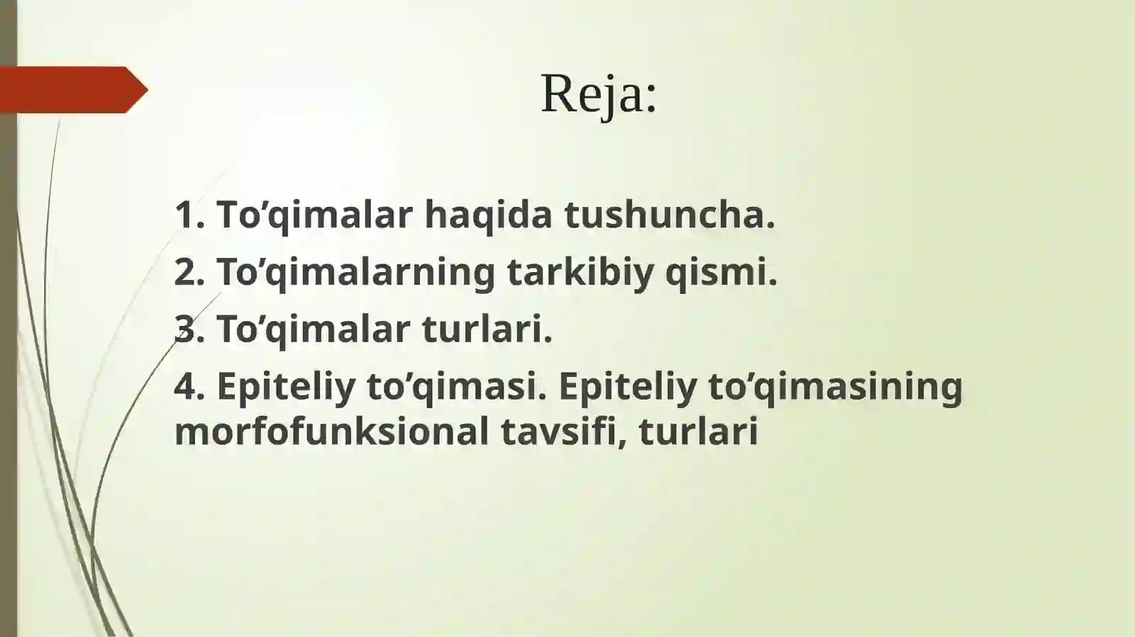 To’qimalar haqidagi ta'limot 2