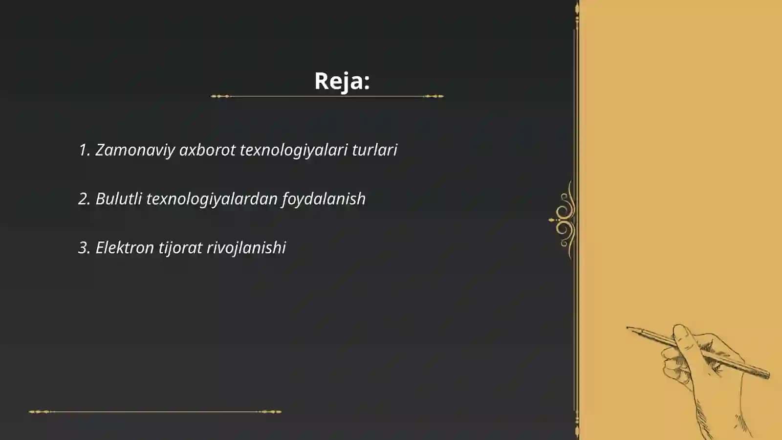 Zamonaviy axborot texnologiyalari turlari 2