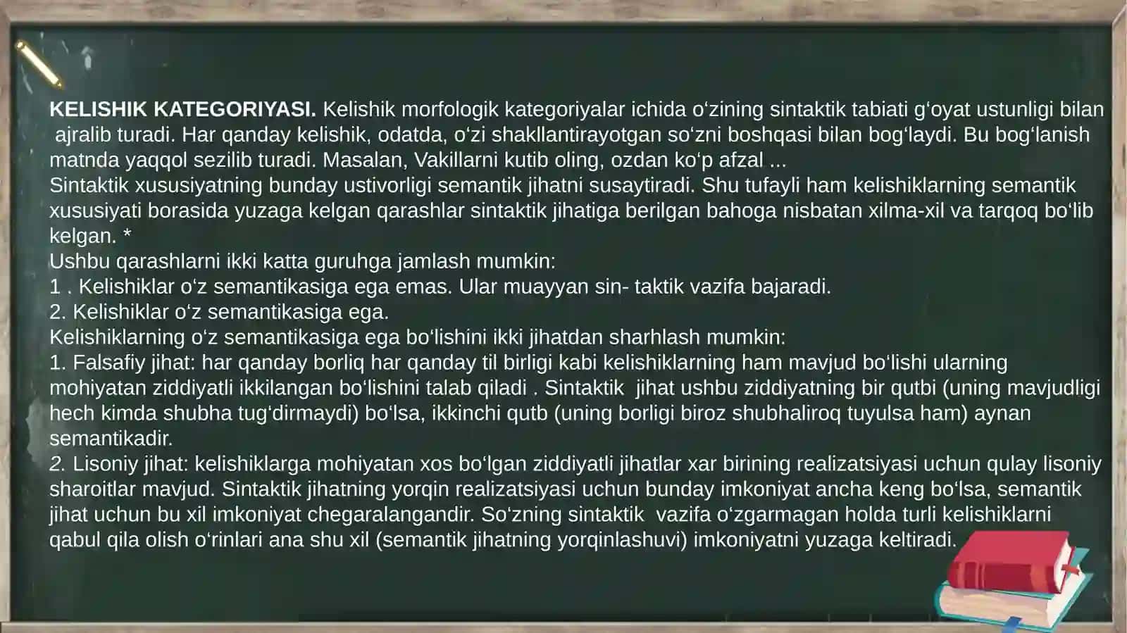 MORFOLOGIK KATEGORIYALAR TAHLILI 2