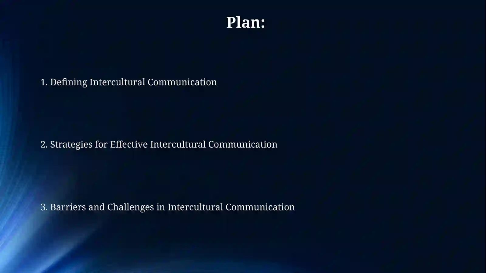 Intercultural communication 2
