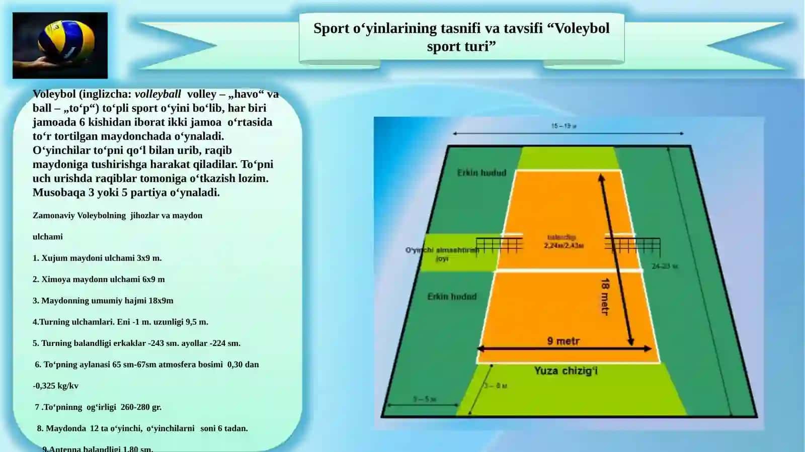 SPORT O‘YINLARINING TASNIFI, TAVSIFI VA RIVOJLANISH BOSQICHLARI 2