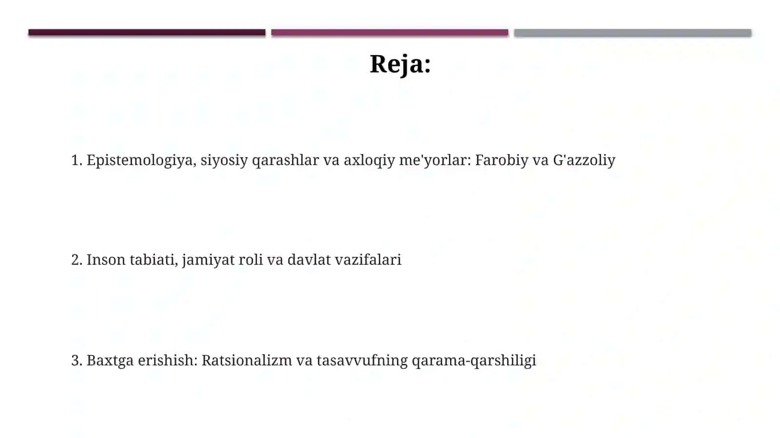 Forobiyning"Siyosatfalsafasi"vaGʻazzoliyning"Kimyoisaodat"asarlariorasidagifarq 2