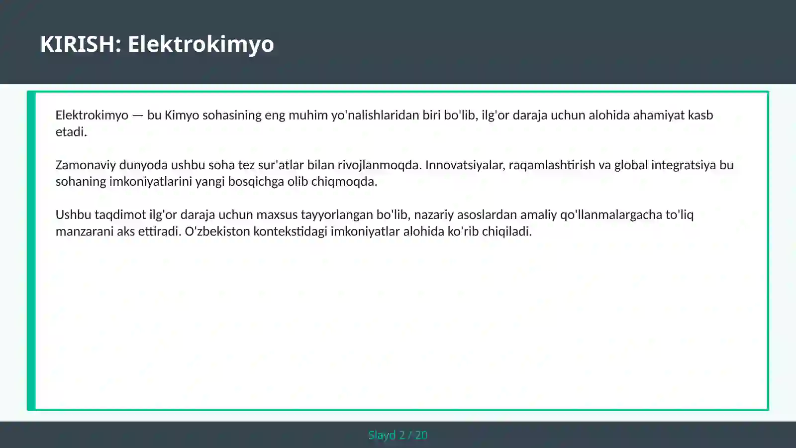 Elektrokimyo 2