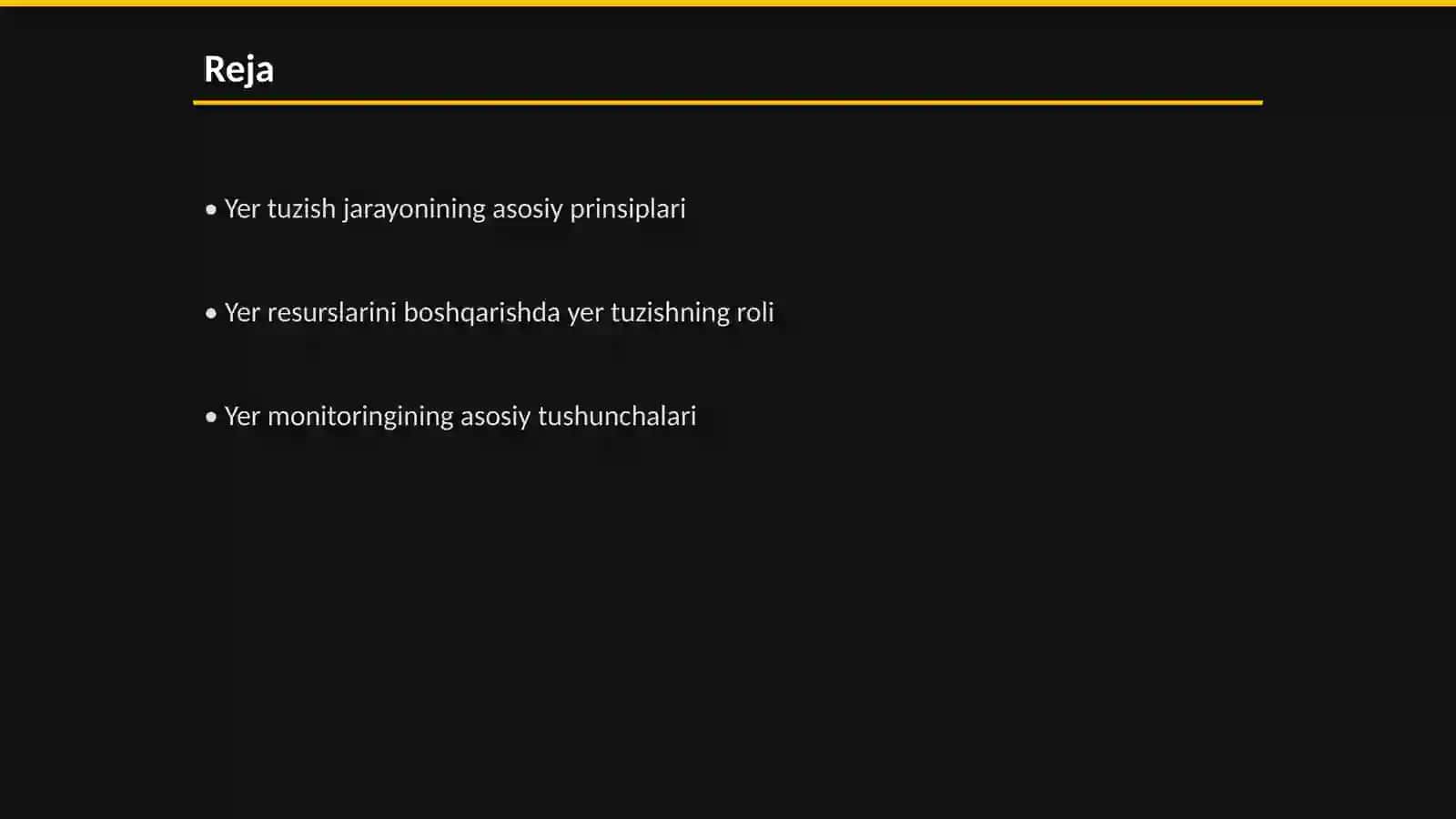 Yer resurslarini boshqarishda yer tuzishning funksiyasi. Yer resurslarini boshqarishda yer monitoringining funksiyasi 2