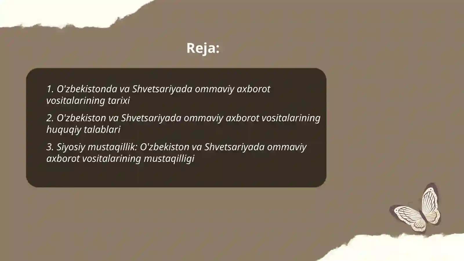 O'zbekiston va Shvetsariyaning ommaviy axborot vositalarini taqqoslash 2