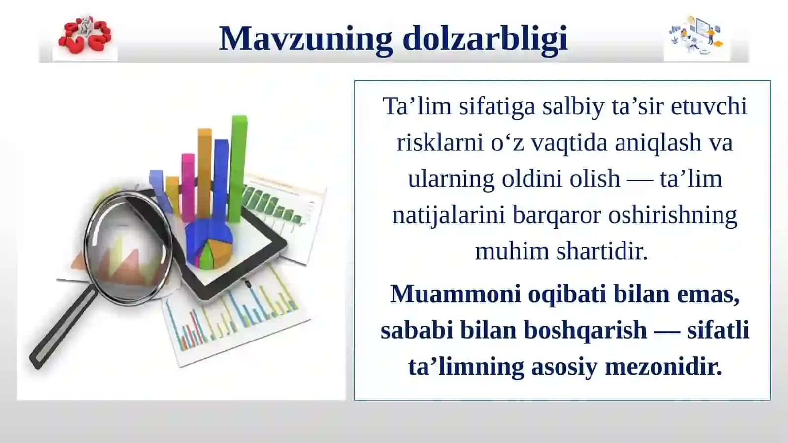 Ta’limsifati risklarining oldini olish 2