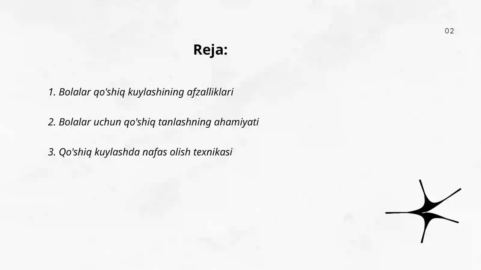 Bolalarni qo'shiq kuylashga o'rgatish 2
