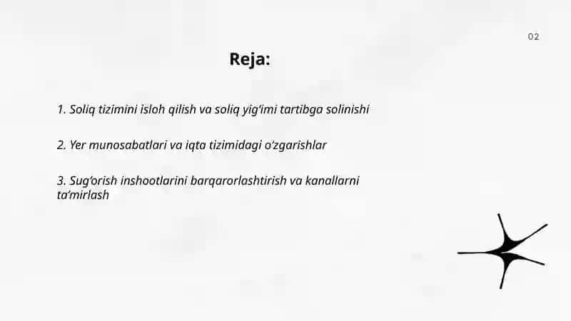 MIRZO ULUG'BEK DAVRIDAGI IQTISODIY ISLOXATLAR 2