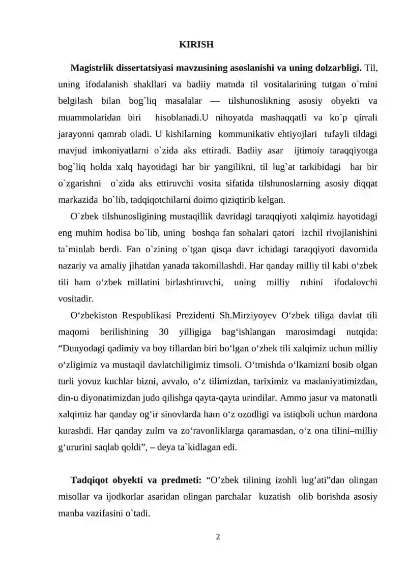 FORS-TOJIKCHA O'ZLASHMALARNING LEKSIK-SEMANTIK VA USLUBIY XUSUSIYATLARI 2