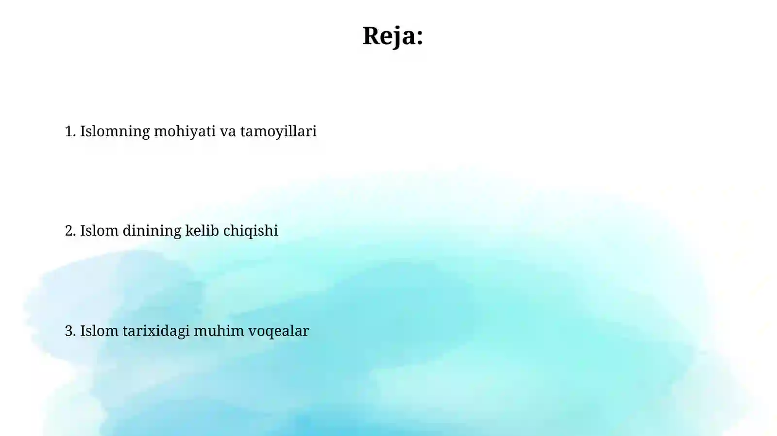Islom dini tarixivamohiyati 2