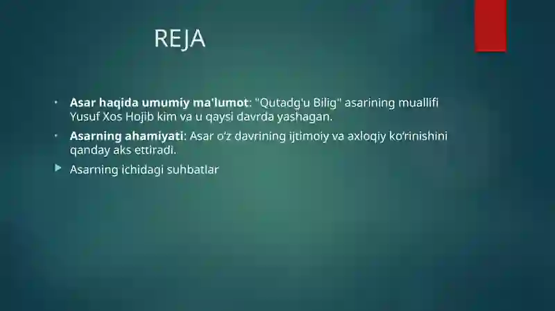 Qutadg’u Bilig 2
