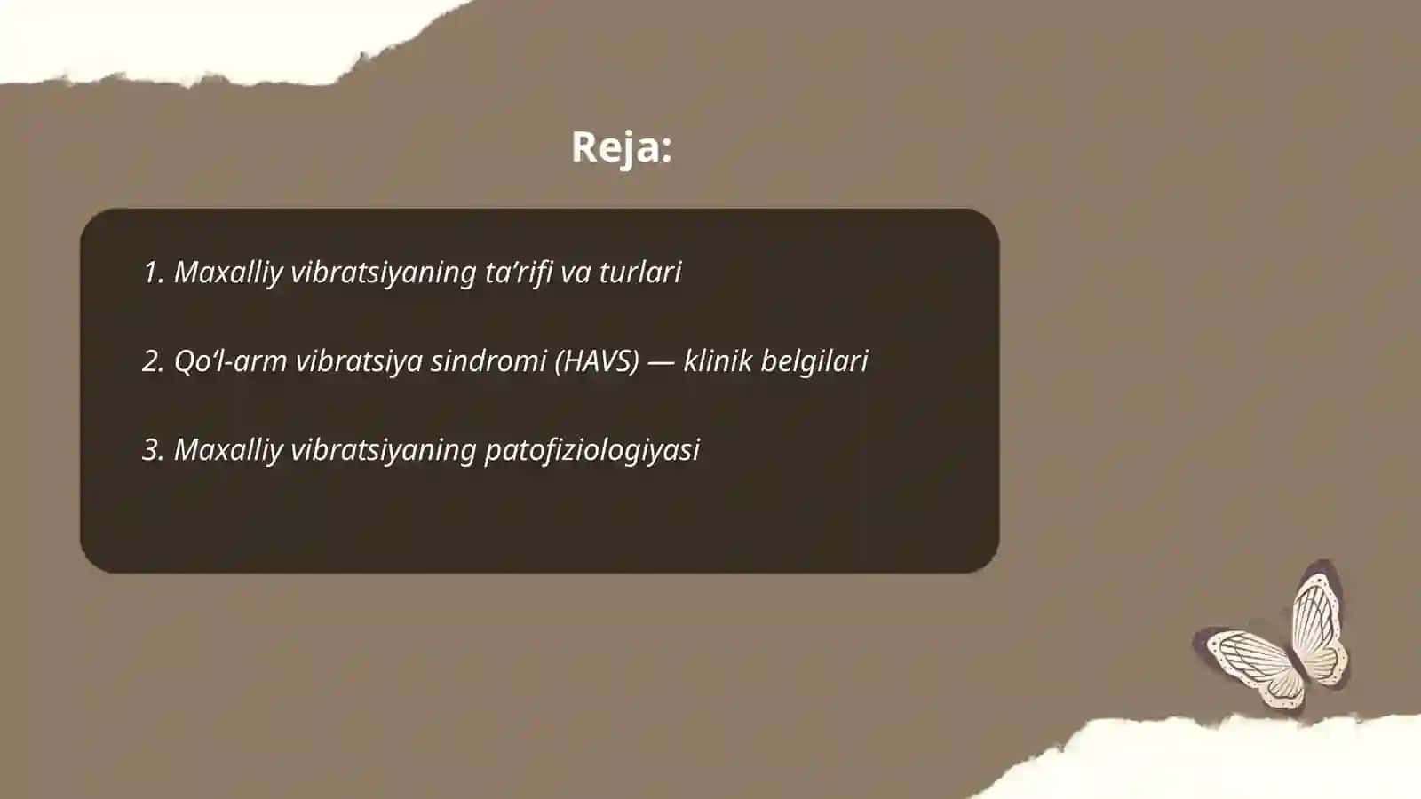 Maxalliy vibratsiya natijasida rivojlangan vibratsion kasalliklar 2