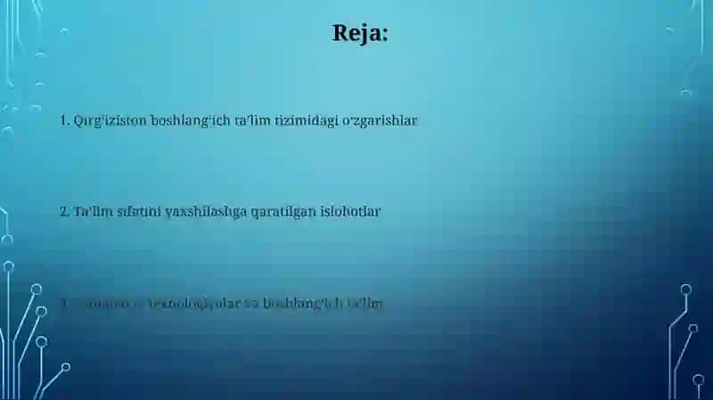 Qirgʻiztonda boshlangich talim tizimidagi ozgarishlar 2