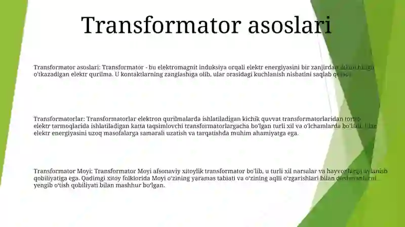 Transformator Moyi 2