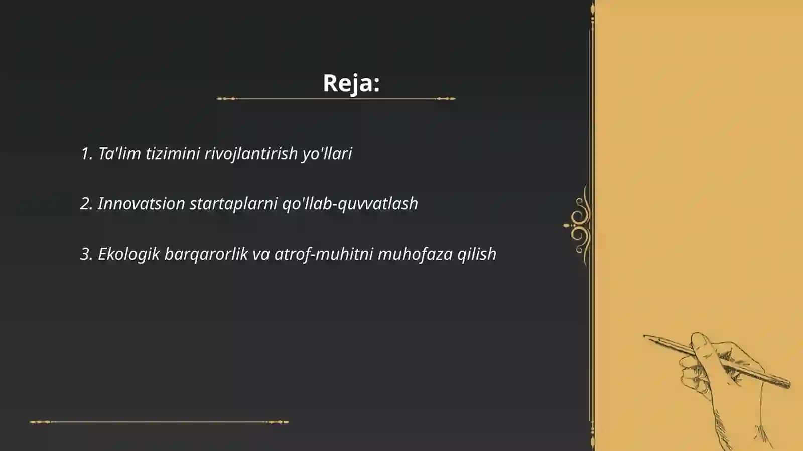 Kelajakni birga quramiz. Mustaqil O'zbekistonda erkin va farovon hayot barpo etish 2