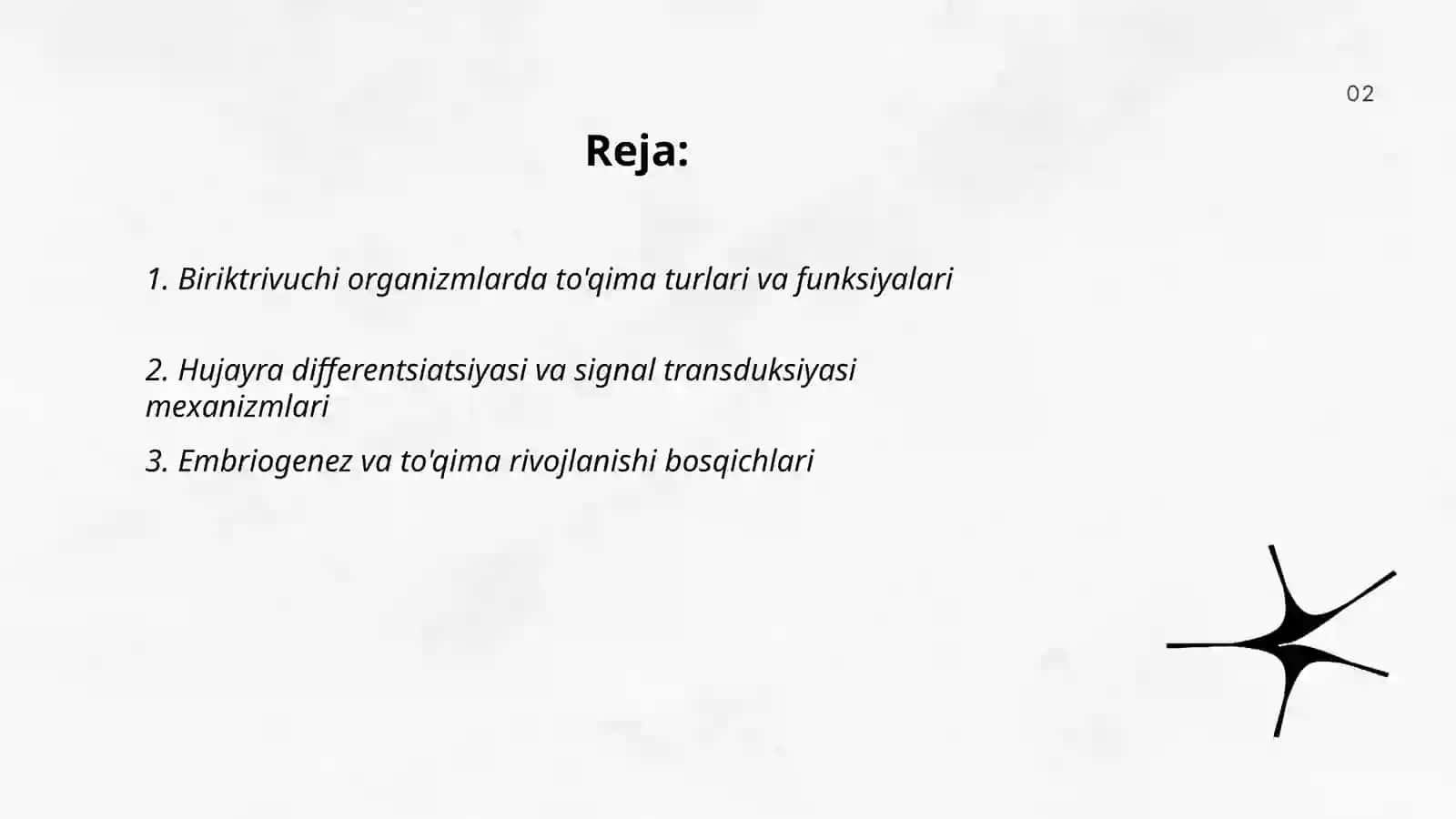 Hujra differentsiatsiyasi va signal transduksiyasi mexanizmlari 2