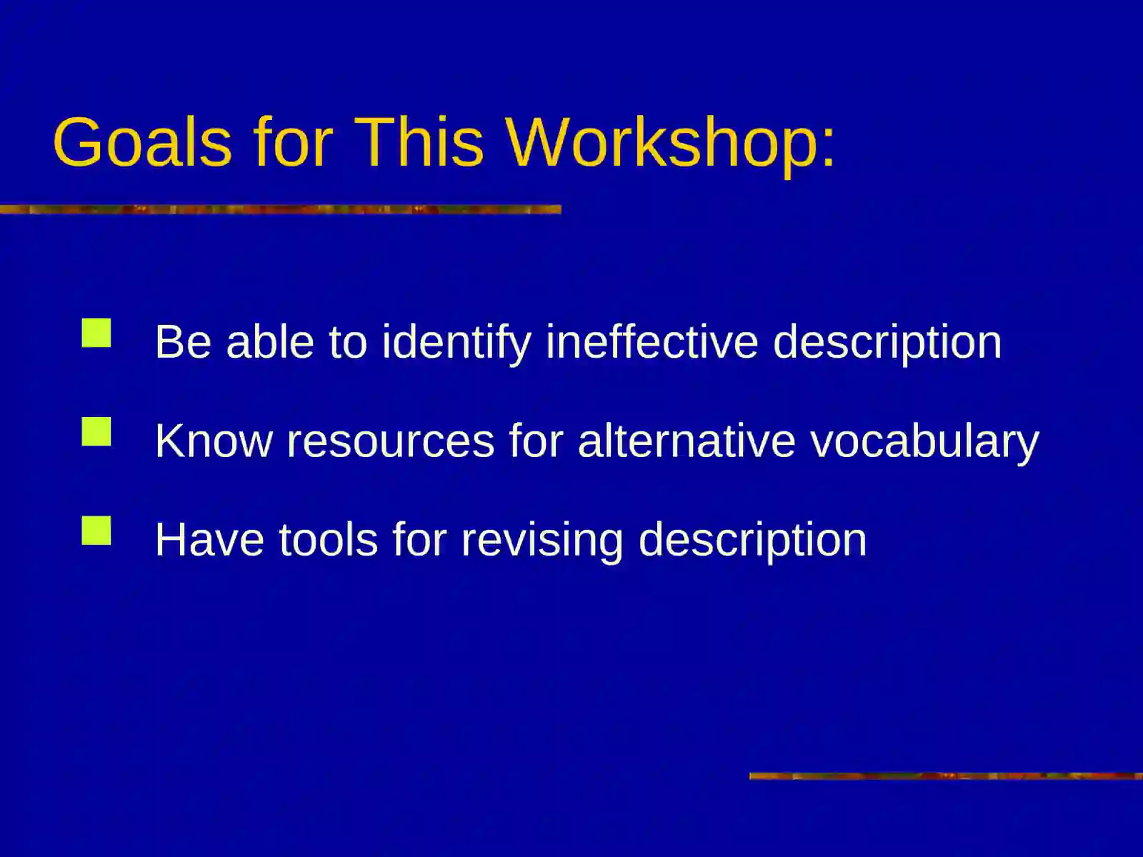 Descriptive Writing 2