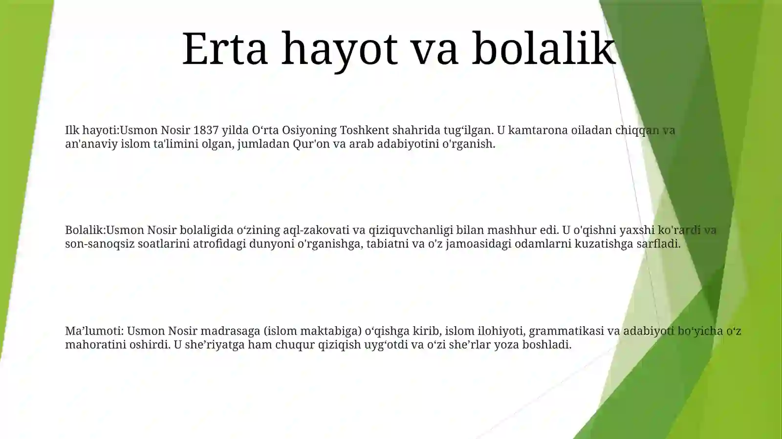 Usmon Nosir Ziddiyatli HayotiVaIjodi 2