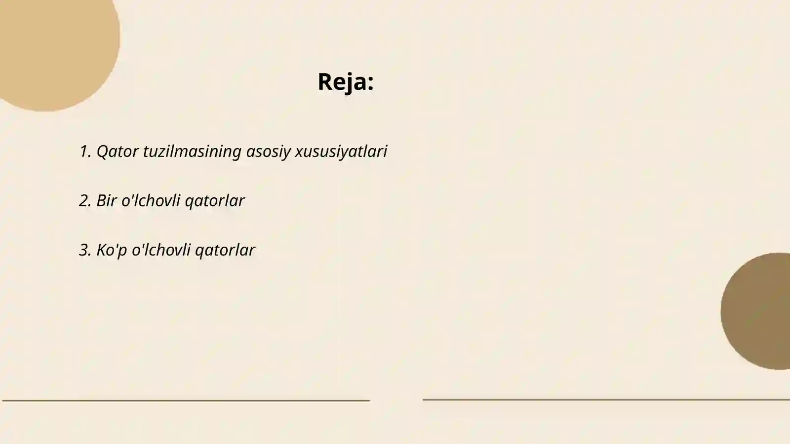 Qator (array) tuzilmasi va uning afzalliklari 2