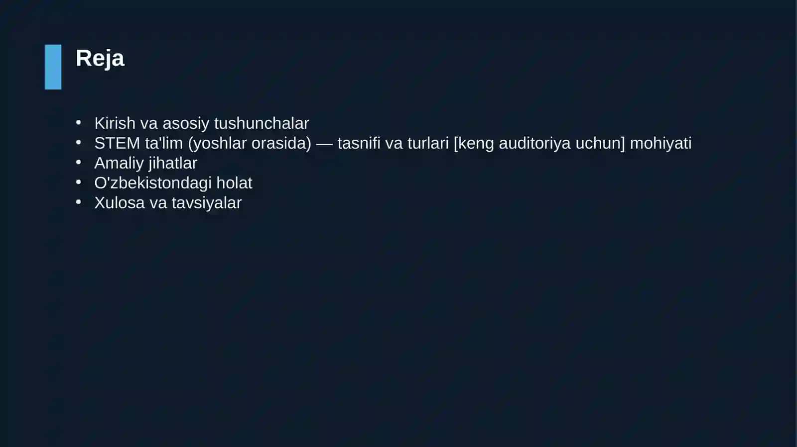 STEM ta'lim (yoshlar orasida) — tasnifi va turlari [keng auditoriya uchun] 2