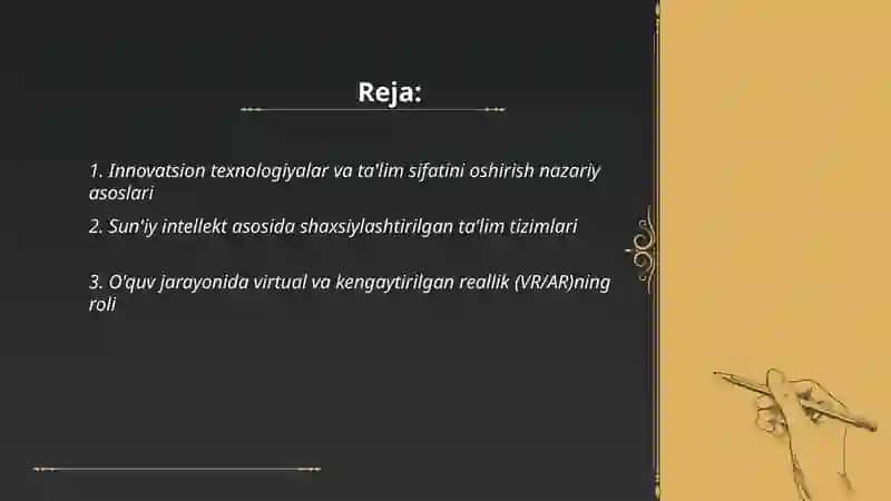 Innovatsion texnologiyalar taʼlim sifatini oshirish manbai sifatida 2
