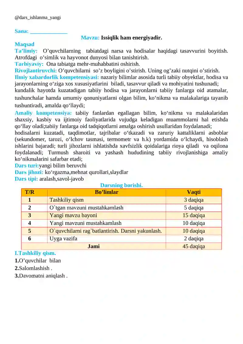Issiqlik ham energiyadir 2