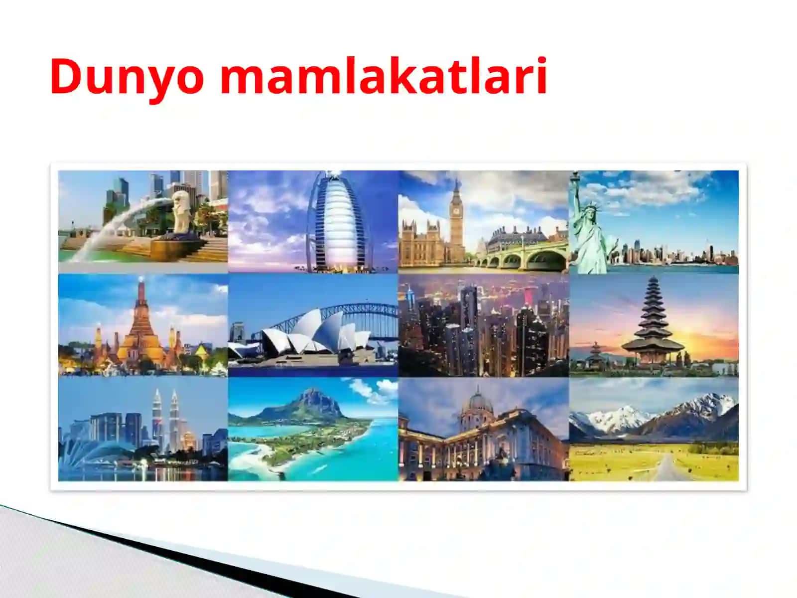 Dunyo mamlakatlari 2