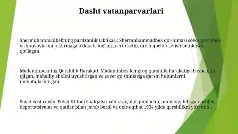 Shermuhammadbek Va Madaminbekning Sovetlarga Qarshi Faoliyati 2