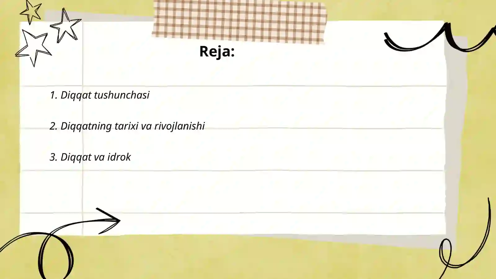 Diqqat hagida tushuncha va uning nerv-fiziologik asoslari 2
