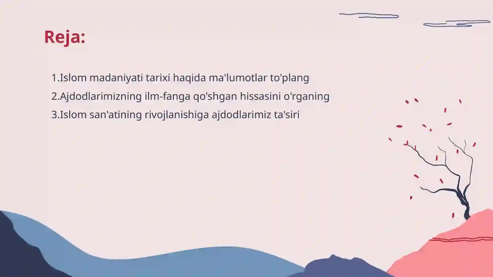 Islom madaniyatining yoyilishida ajdodlarimizni hissasi 2