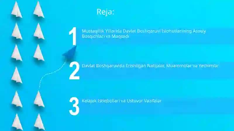 Mustaqillik Yillarida Davlat Boshqaruvi Islohotlar 2