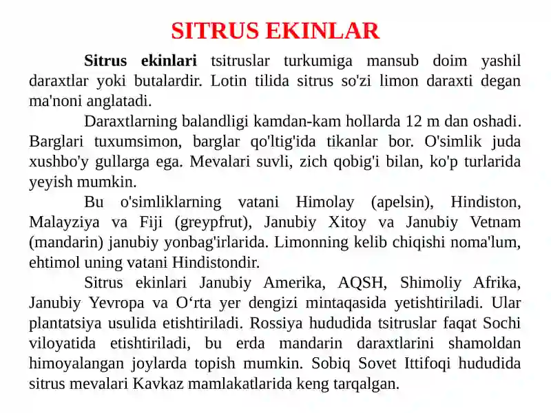 SITRUSMEVALAR 2