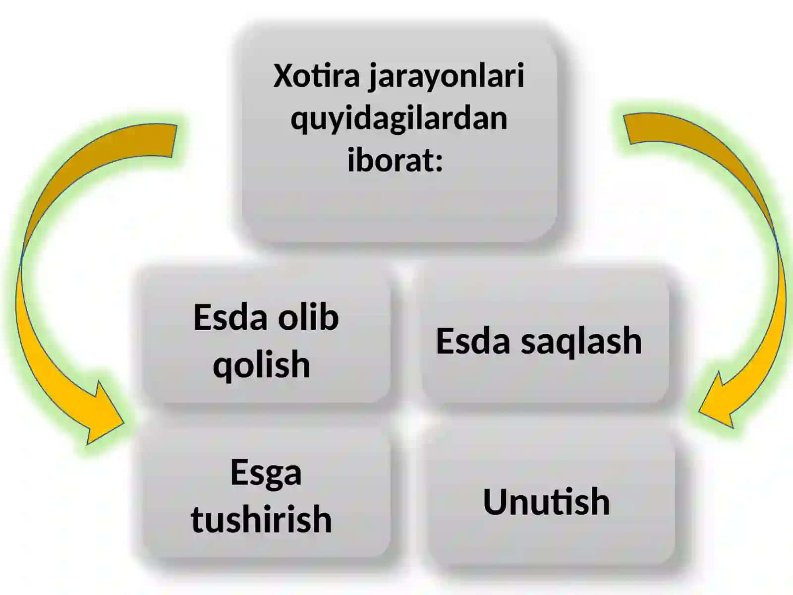 Xotira va uning turli kasalliklarda buzilishi. 2