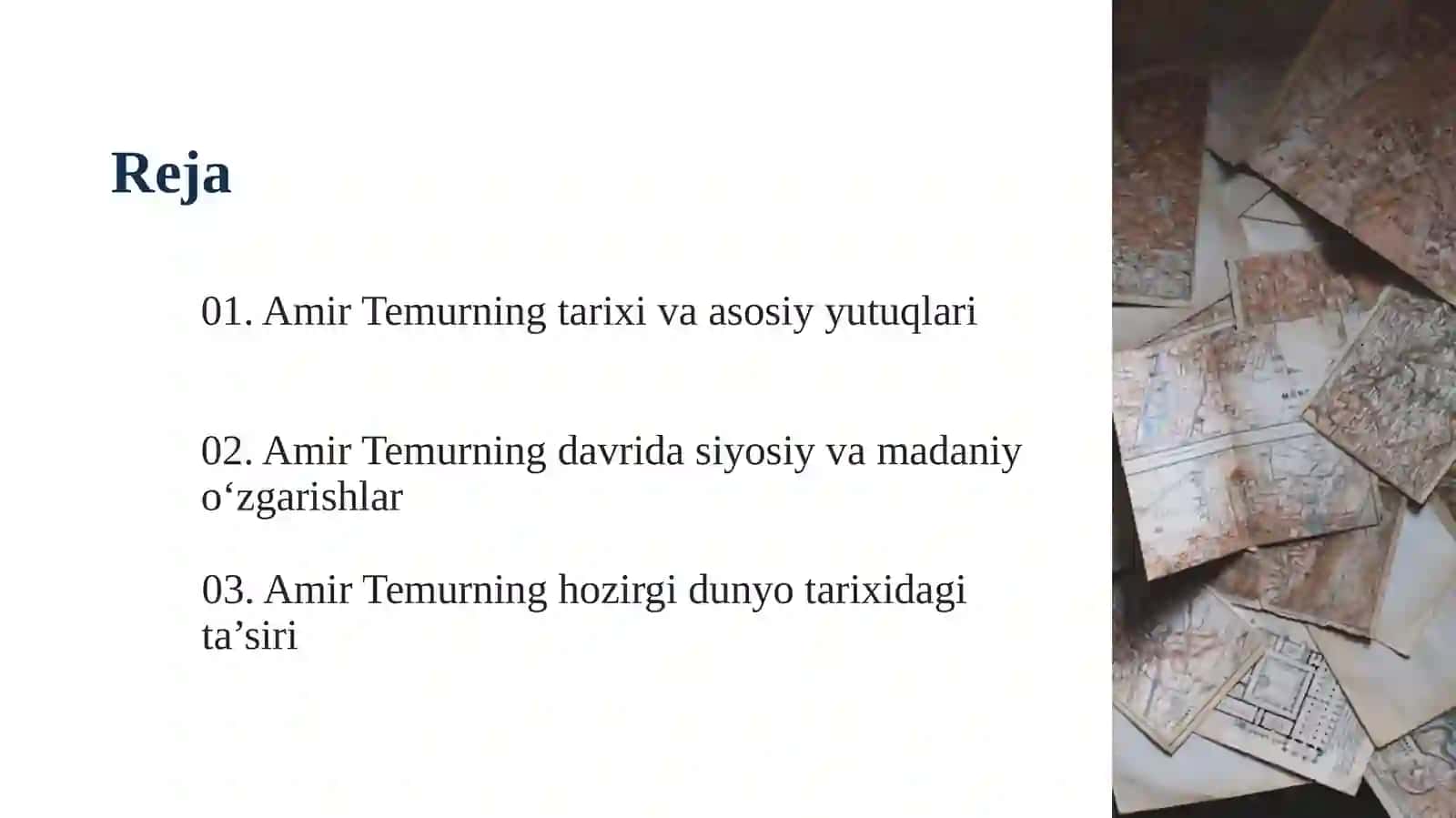 Amir Temurning jahon tarixidagi o‘rni 2