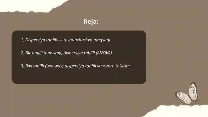 Dispersion taxlil 2